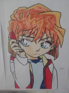 柯南-彩笔画-阳光小屋